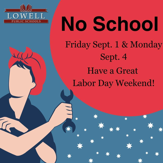  No School Labor Day Weekend